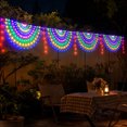 thumbnail image 4 of Fmbmuo LED String Lights Peacock Mesh Lights Fishing Net Lights Christmas Decorative Lights Plug-In for Home Party Decor Home Decor,Multicolor, 4 of 5