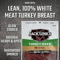 thumbnail image 3 of (2 pack) Jack Link’s Turkey Jerky, Original, Made with 100% Turkey, 13g of Protein per Serving, 5 Ounce, Resealable Bag, 3 of 15