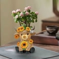 thumbnail image 5 of Darzheoy Highland Cow Figurines Spring Sunflower Highland Cow Gnomes Scottish Resin Statue Calf Lovers Gifts for Summer Home Office Tiered Tray Table Decor, 5 of 6