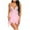 Pink, variant on Push up Strapless Bras for Women Padded Lace Women Flower Strap Neck Chemise V Lingerie Sleepwear Lingerie