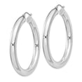 thumbnail image 2 of White Sterling Silver Earring Hoop Women'S 46 mm 44, 2 of 3