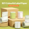 thumbnail image 2 of Niimbot Cartoon Pattern Thermal Label Sticker Paper Smart Portable Label Waterproof Stickers Fast Printing For B1/B21/B203/B3S 217-5030-Cute Talk, 2 of 6