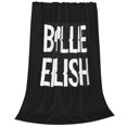 thumbnail image 3 of Manta de forro polar de Billie Eilish, súper suave y acogedora, ligera, de franela, cómoda y cálida, ideal para sofá, cama y sofá., 3 of 5