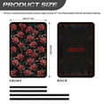 thumbnail image 3 of Yuyamidu Red Rose RV Door Window Shade Universal Camper Trailer Blackout Window Cover RV Side Door Window Shade Cover Decorative Accessories for Inside Camper, 3 of 7