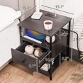thumbnail image 5 of Table de Chevet avec Tiroirs, Station de Recharge et Ports USB, 5 of 5