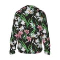 thumbnail image 3 of Balery Lilies Flowers Men's Women's UPF 50+ Sun Protection Lightweight Hoodie Performance Long Sleeve Shirt for Fishing Running-XX-Large, 3 of 9