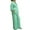 Mint Green, variant on Women Summer 2 Piece Outfits Long Sleeve Top Wide Leg Pants Jumpsuits Matching Beach Sets Sleep Wear for Women Lounging Pajamas for Women Womens Extra Small Pajamas Long Sleeve Pajama Set for