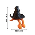thumbnail image 5 of XGFHYJEH Halloween Incense Holder, Cute Spooky Ghost Pumpkin Wizard Resin Incense Burner, Eco-Friendly Lightweight Tabletop Ornament for Home Shelf Halloween Party Holiday Gift Decor, 5 of 6
