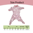 thumbnail image 3 of Dog High Collar Fleece Pajamas - Cozy Plush Four Legs Onesie, Autumn Winter Warm Dog Coat For Medium & Large Dogs, 3 of 9