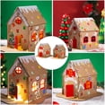 thumbnail image 4 of FELTECHELECTR 2 juegos de galletas navideñas, casa luminosa, juguete educativo, material de bricolaje, 4 of 7