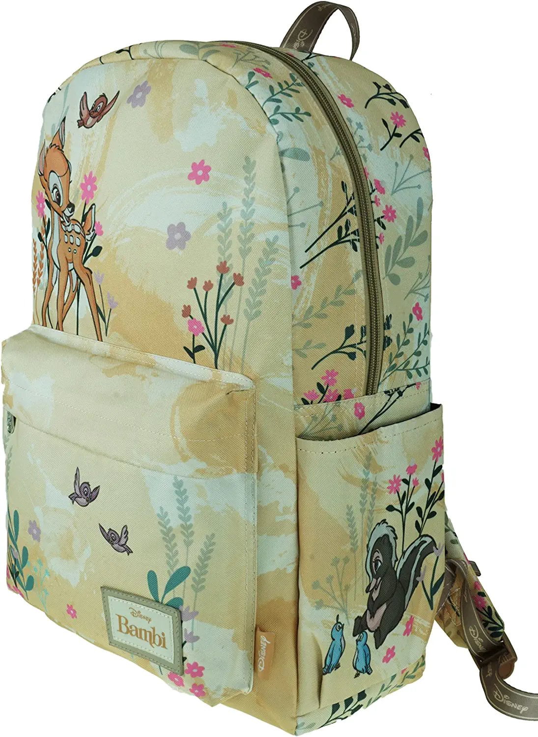 Disney Bambi Backpack 17" with Laptop Compartment for School, Travel, & Work