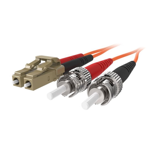 Belkin - Network cable - LC/PC multi-mode (M) to ST/PC multi-mode (M) - 2 m - fiber optic - 50 / 125 micron