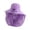 Purple, variant on JWZZYD Outdoor Wide Brim Sun Hat with Fan Solar Power, Full Face Neck Cover, UV Protection, Polka Dot, 2-in-1 UPF 50+ Summer Bucket Hat for Fishing Camping Hiking Gardening, Hot Pink