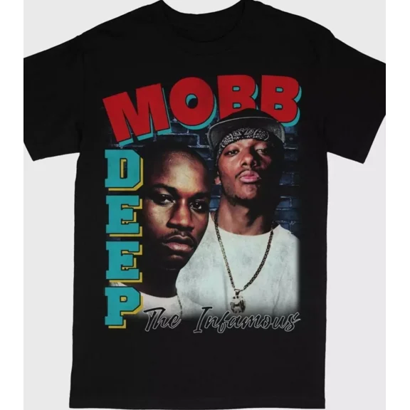 CLASSIC MOBB DEEP Band The Infamous Shirt Black Mens Unisex S-5XL