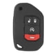 thumbnail image 5 of Akozon Carcasa para Llave Funda para Llave de Coche Funda Protectora de Silicona Reemplazo de 4 Botones Aptos para Jeep Wrangler JL 2018+ EOTVIA No, 5 of 6