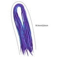 thumbnail image 6 of Dengjunhu 1 Bag 22 Inches Wool Felt Dreadlock Handmade DIY Hip-hop Lightweight Comfortable Hair Accessories Soft Multi-colors Synthetic Crochet Braid Hair for Dating, 6 of 7