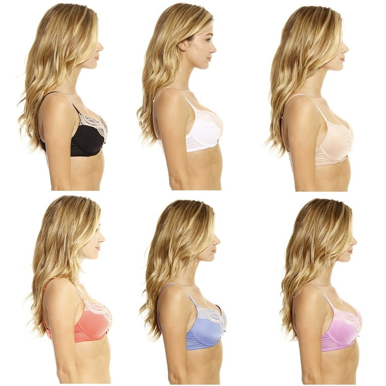 36 Wholesale Ellies Lady's Double PusH-Up Underwire Padded BrA