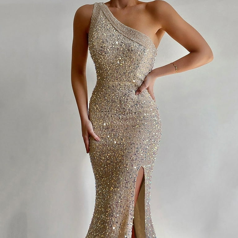 JGTDBPO Dresses For Women Fashion Solid Color Long Sleeve Sloping Shoulders Sequin Full Length Dresses Sexy Split Mini Dress Going Out Casual Elegant Party Dresses Maxi Dresses For Women 2024 - Walmart.com JGTDBPO Dresses For Women Fashion Solid Color Long Sleeve Sloping Shoulders Sequin Full Length Dresses Sexy Split Mini Dress Going Out Casual Elegant Party Dresses Maxi Dresses For Women 2024 - Walmart.com