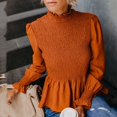 thumbnail image 2 of Vedolay Womens Tops Long Sleeve Plus Size Women Long Sleeve Sweatshirts Orange,S, 2 of 5