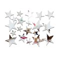 thumbnail image 1 of Worallymy 20 unids/set pegatinas de espejo en forma de estrella 3D estrellas acrílicas calcomanías de espejo DIY habitación decoración del hogar papel tapiz Worallymy JD735795437, 1 of 7