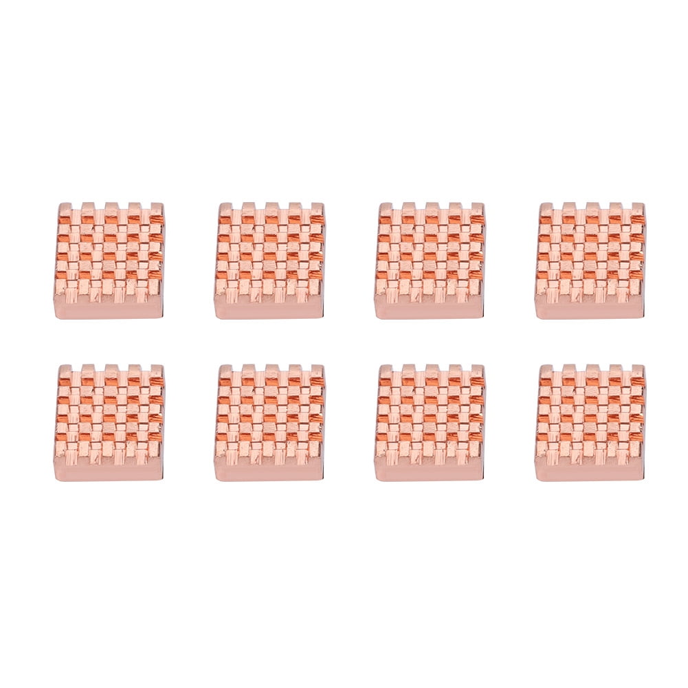 Pure Copper Heatsink 8PCS Cooling Fin Durable for Notebook CPU