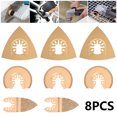 thumbnail image 1 of Pluokvzr 8pc Oscillating Carbide Multi Tool Saw Blade Metal Set For Tile Grouting Brick, 1 of 11