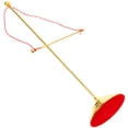 thumbnail image 1 of UPOUART 1 Set Golden Metal Desktop Flagpole for House Decorative Use house flag pole kit, 1 of 8