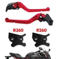 thumbnail image 2 of Levier de Frein d'Embrayage Long pour Moto, Compatible avec VESPA GTS 300 Super Rouge, 2 of 10
