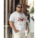 thumbnail image 5 of Men T-Shirt,Soft Crewneck Tee Shirt Christmas Red White Bows Short Sleeve Casual T Shirts, 5 of 8