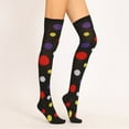 thumbnail image 2 of Byworldtasic Womens Socks Womens Thigh High Socks Novelty Argyle Halloween Warm Leg Warmers Over-the-Knee-High-Socks, 2 of 4