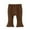 O1-Khaki, variant on GBSYEWXS Kids Little Girls Pants Size 3-4 Years Flare-Leg Casual Fashion Cute Elastic Waist Beige Trousers
