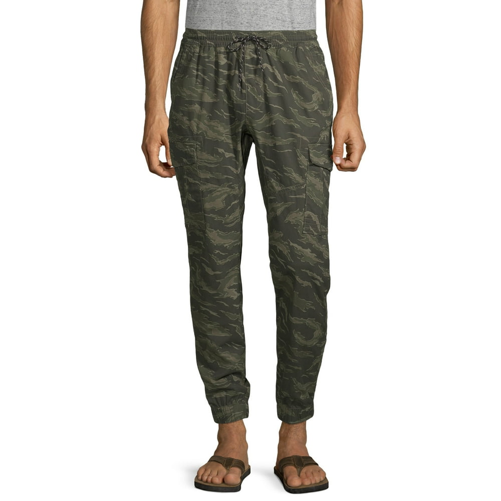 no boundaries men's twill jogger pants