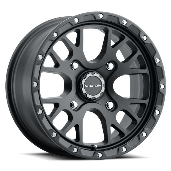 14x7 Vision ATV/UTV 545 Rocker UTV Satin Black Wheel 4x115 (13mm)