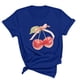 thumbnail image 1 of Blusas de Manga Corta para las Mujeres Divertida Impresión Cuello Redondo Camiseta Vintage, Blusas de Primavera para las Mujeres, 1 of 9