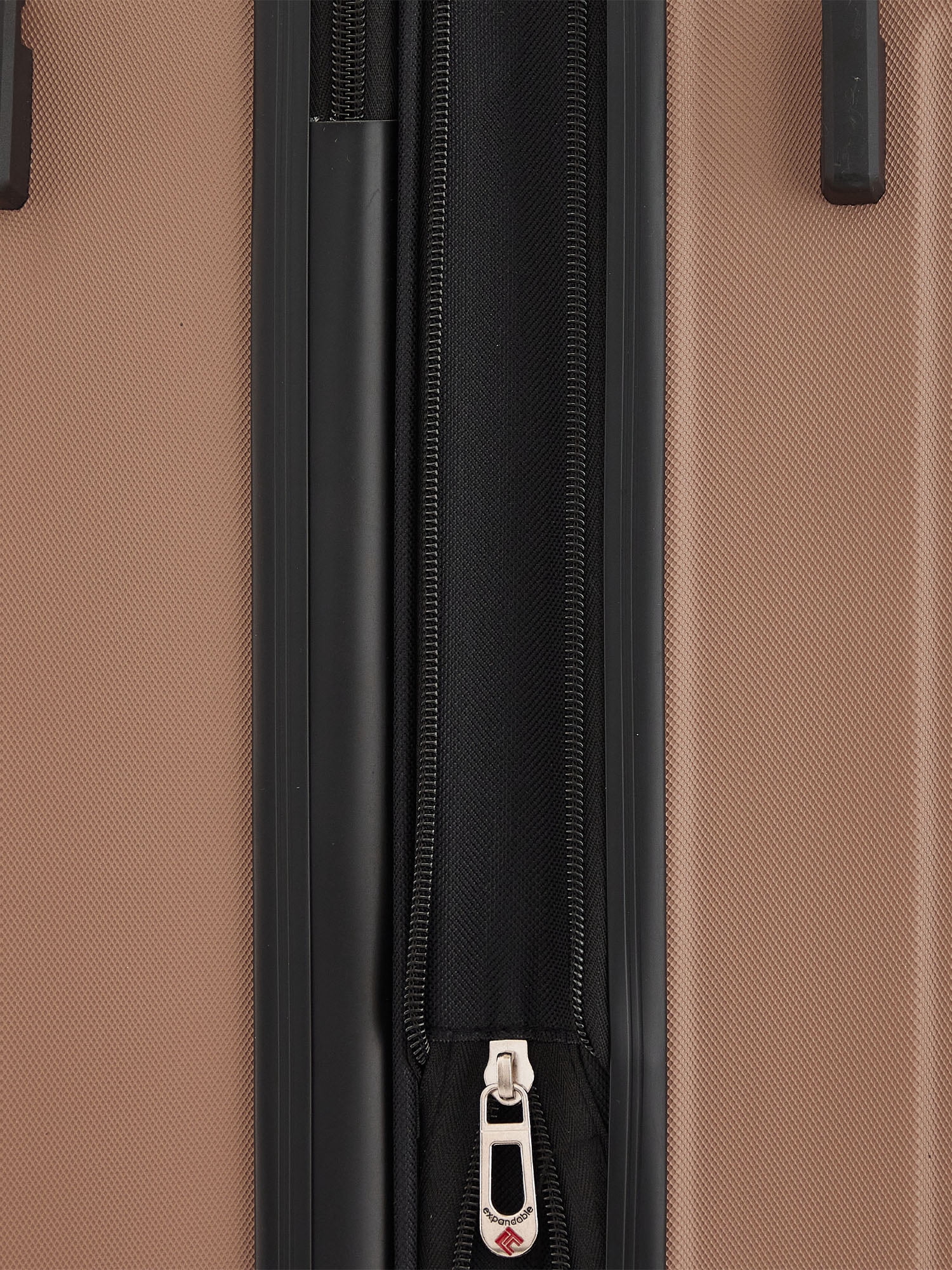 Travelers Club 4-Piece Hard Side Spinner Travel Luggage Set, Mocha Brown