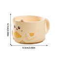 thumbnail image 3 of Guozer Ceramic Mugs Cartoon-cat Coffee Mug Stacking Cup for Storage of Small Items, Parent-Child Interaction, Coffee Cup for Home Office, 3 of 6