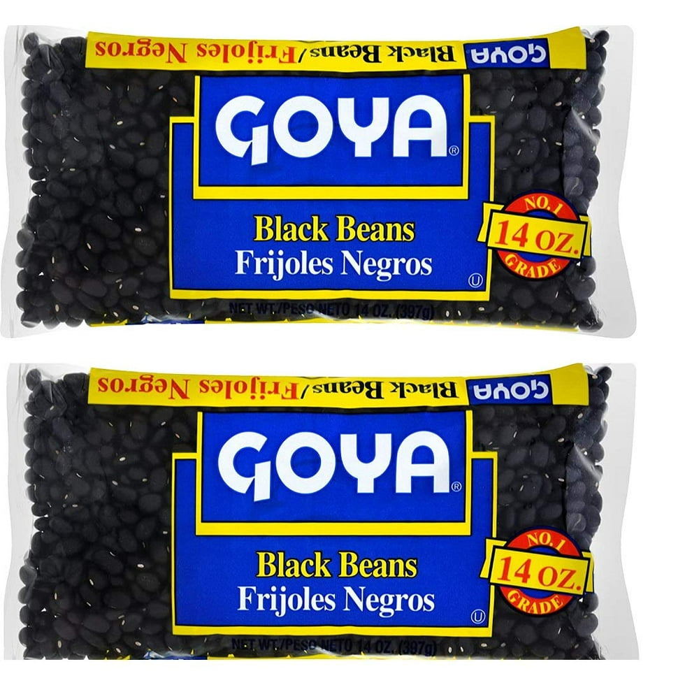 Goya Black Beans Dry 14 oz (Pack of 2)