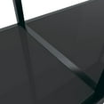 thumbnail image 3 of vidaXL Console Table Black 200x35x75.5 cm Tempered Glass, 3 of 6