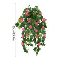 thumbnail image 3 of geerera Fake Hanging Flowers, Artificial Morning Glory Hanging Plants, Faux Spring Flowers, for Outdoor Front Door Patio Garden Balcony Home Decoration, 3 of 5