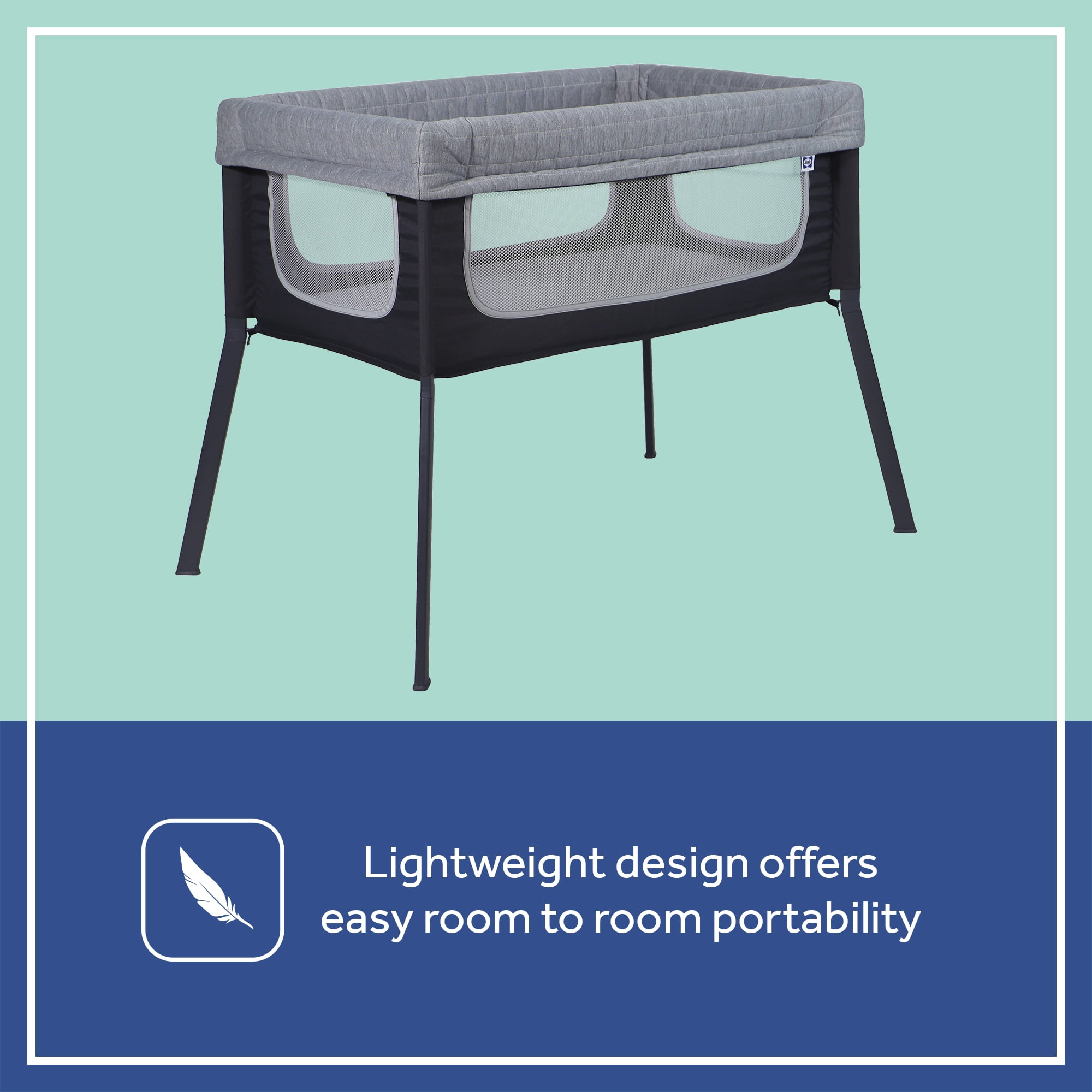Sealy Cozy Soft Lightweight Breathable Bassinet