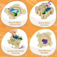 thumbnail image 5 of KEINXS Puzzle Racer Kids Car Track Set With 2 Dino Cars  Funny Car Tracks, 5 of 5