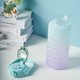 thumbnail image 3 of Botella deportiva de 2 litros, botella de agua con pajita y marcador de tiempo motivacional, botella con asa para fitness, gimnasio, senderismo, viajes, oficina Rojo Verde, 3 of 5