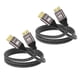 thumbnail image 1 of Cable HDMI MT-VIKI 8K @60Hz 3.3 pies, 4K @120Hz, 48 Gbps, 2 paquetes, 1 of 6