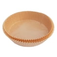 thumbnail image 2 of 50 piezas de revestimiento para freidora de aire, revestimiento para vaporera, papel desechable de pulpa de madera, papel antiadherente para aceite de vapor para freidora de 3-6 l, 2 of 5