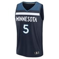 thumbnail image 2 of Youth Fanatics Anthony Edwards Navy Minnesota Timberwolves Fast Break Replica Player Jersey - Icon Edition, 2 of 3