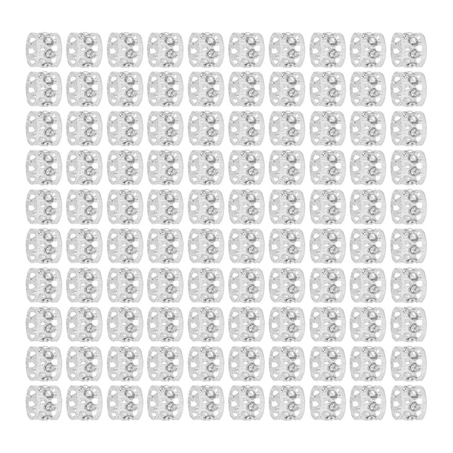 Perles pour Tube Capillaire, 100 Pcs Perles pour Dreadlocks Perles Étincelantes pour Dreadlocks Perles pour Cheveux Perles pour Dreadlocks Fiables et Durables