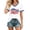 White, variant on 2026 Argentina Soccer Jersey for Women, V-Neck Short Sleeve Letter Print Argentina Soccer Fan T-Shir, Fashion Casual Top for Game Day Stadium Daily Wear (Blue, XXL)