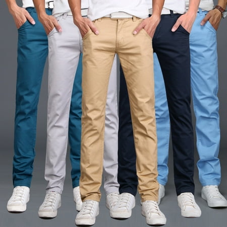 Lubelski Men's Pants Business Trousers Office Casual Social Pants,Men's ...