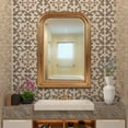thumbnail image 2 of Tyler Dillon Antique Gold Wood Framed Vanity and Wall Mirror 42"H x 30"W, 2 of 9