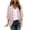E-Pink, variant on Giftesty Womens Chiffon Cardigan 3/4 Sleeve Floral Print Casual Open Front Summer Kimono Cover Up for Beach and Swimsuit